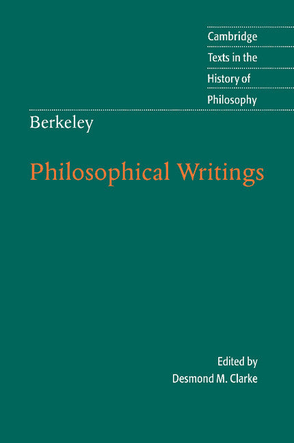 Berkeley: Philosophical Writings (Paperback) 9780521707626