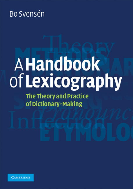 A Handbook of Lexicography; The Theory and Practice of Dictionary-Making (Paperback) 9780521708241