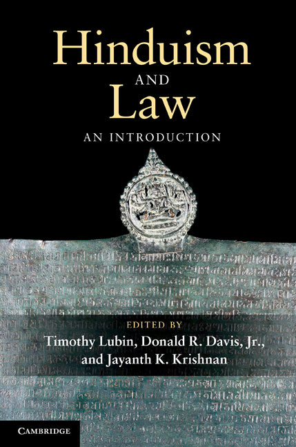 Hinduism and Law; An Introduction (Paperback) 9780521716260