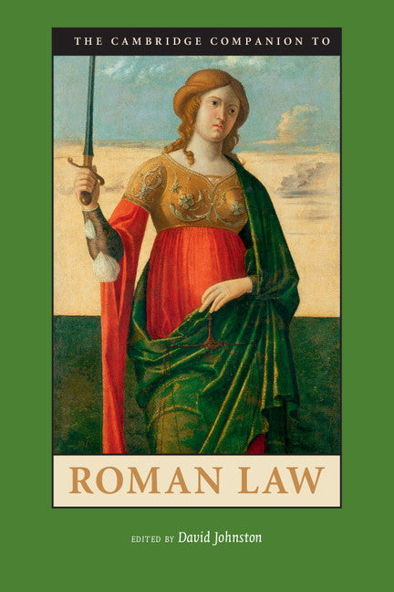 The Cambridge Companion to Roman Law (Paperback) 9780521719940