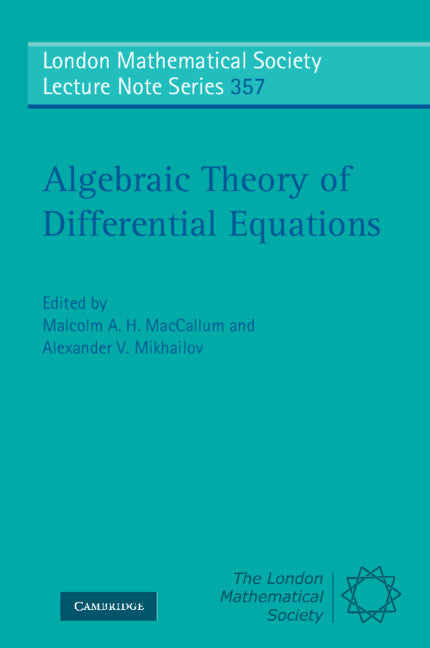 Algebraic Theory of Differential Equations (Paperback) 9780521720083