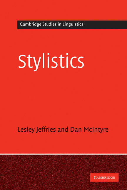 Stylistics (Paperback) 9780521728690