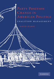 Party Position Change in American Politics; Coalition Management (Hardback) 9780521517164