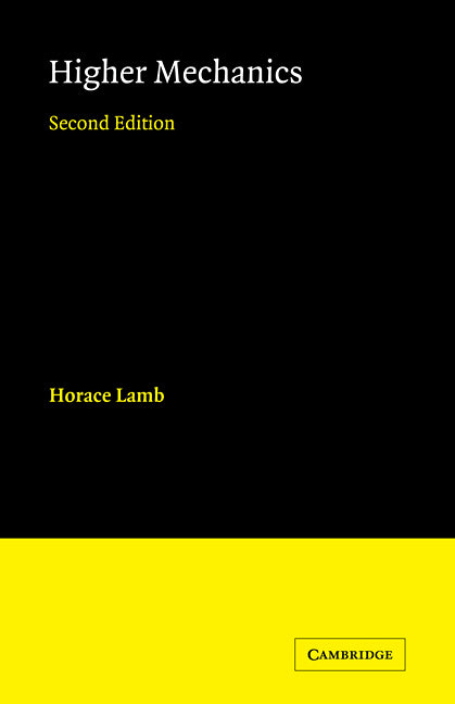 Higher Mechanics (Paperback) 9780521744492