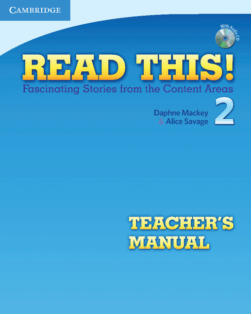 Read This! Level 2 Teacher's Manual with Audio CD; Fascinating Stories from the Content Areas () 9780521747912