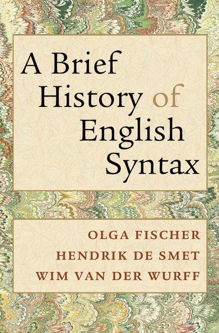 A Brief History of English Syntax (Paperback) 9780521747974