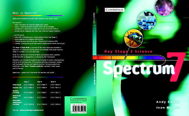 Spectrum Year 7 Class Book (Paperback) 9780521750042