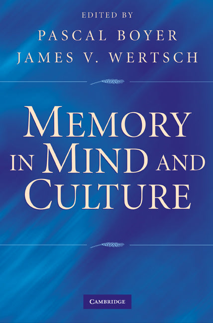 Memory in Mind and Culture (Paperback) 9780521758925