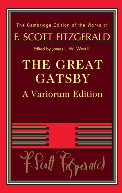 The Great Gatsby (Hardback) 9780521766203