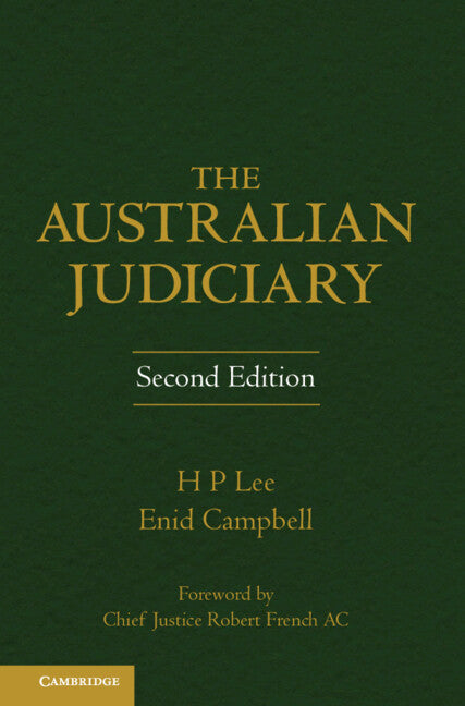 The Australian Judiciary (Hardback) 9780521769167