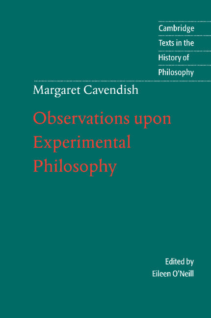 Margaret Cavendish: Observations upon Experimental Philosophy (Hardback) 9780521772044