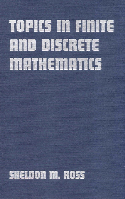 Topics in Finite and Discrete Mathematics (Hardback) 9780521772594