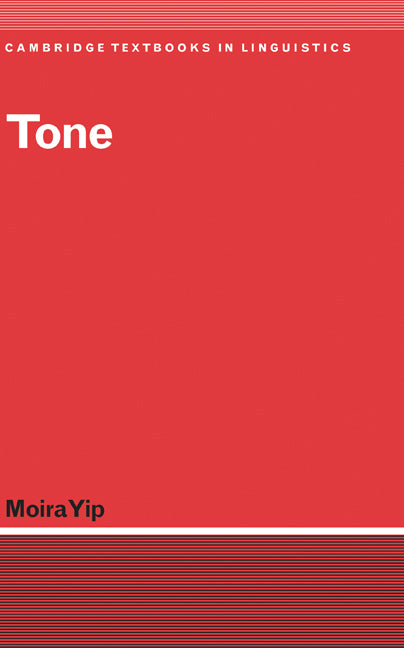Tone (Hardback) 9780521773140