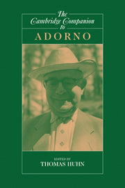 The Cambridge Companion to Adorno (Hardback) 9780521772891