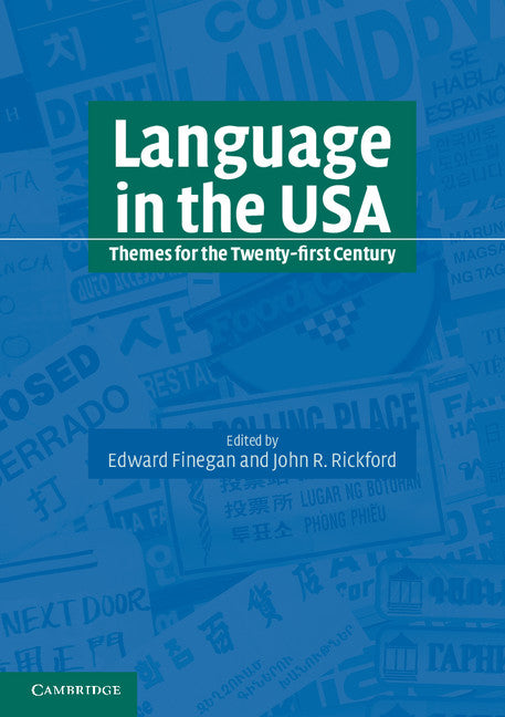 Language in the USA; Themes for the Twenty-first Century (Paperback) 9780521777476