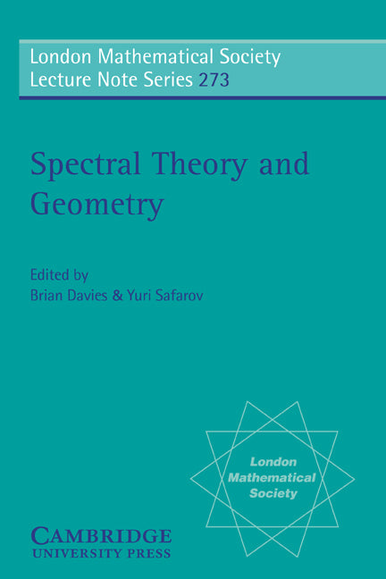 Spectral Theory and Geometry (Paperback) 9780521777490