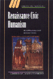 Renaissance Civic Humanism; Reappraisals and Reflections (Hardback) 9780521780902