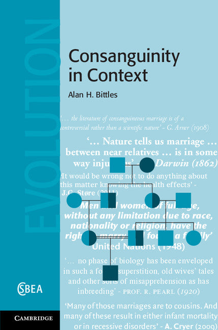 Consanguinity in Context (Hardback) 9780521781862