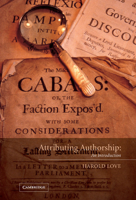 Attributing Authorship; An Introduction (Hardback) 9780521783392