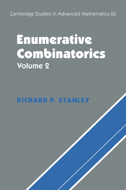 Enumerative Combinatorics: Volume 2 (Paperback) 9780521789875