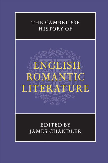 The Cambridge History of English Romantic Literature (Hardback) 9780521790079