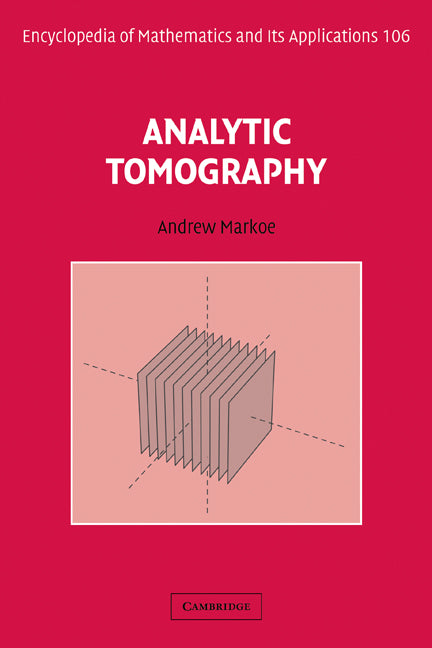 Analytic Tomography (Hardback) 9780521793476