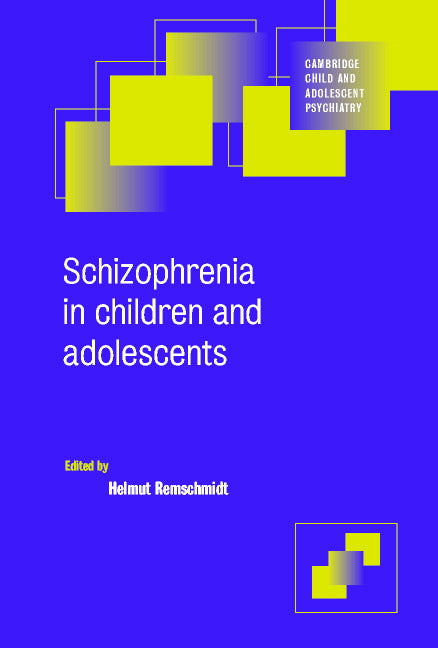 Schizophrenia in Children and Adolescents (Paperback) 9780521794282