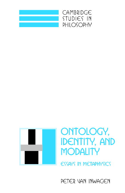 Ontology, Identity, and Modality; Essays in Metaphysics (Paperback) 9780521795487
