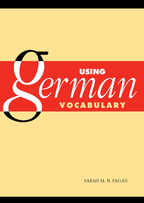 Using German Vocabulary (Paperback) 9780521797009