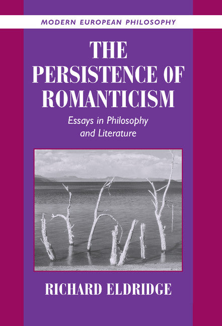 The Persistence of Romanticism; Essays in Philosophy and Literature (Hardback) 9780521800464