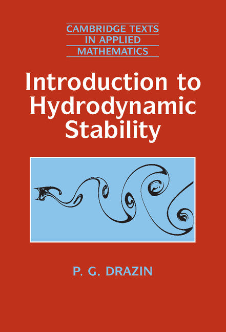 Introduction to Hydrodynamic Stability (Hardback) 9780521804271