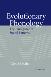 Evolutionary Phonology; The Emergence of Sound Patterns (Paperback / softback) 9780521043649