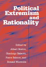 Political Extremism and Rationality (Paperback) 9780521168618