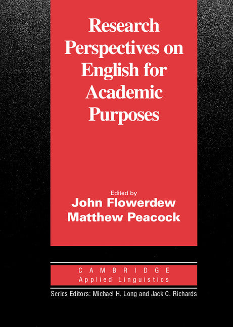 Research Perspectives on English for Academic Purposes (Paperback) 9780521805186