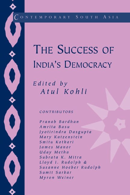 The Success of India's Democracy (Paperback) 9780521805308