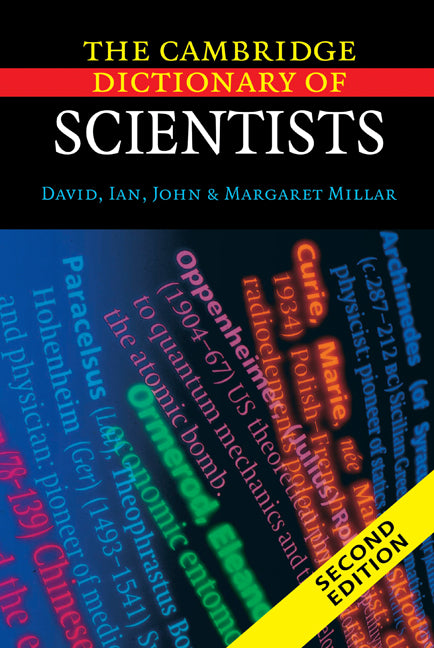 The Cambridge Dictionary of Scientists (Hardback) 9780521806022