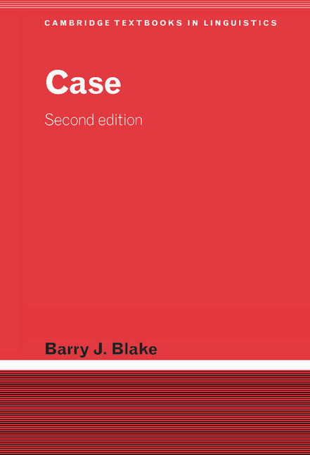 Case (Hardback) 9780521807616