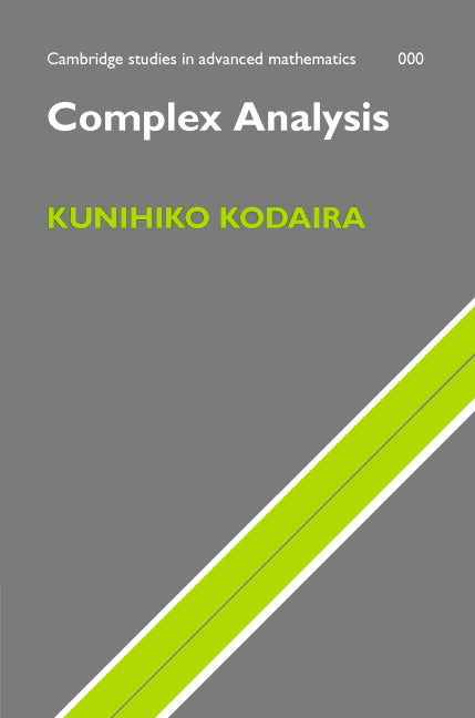 Complex Analysis (Hardback) 9780521809375