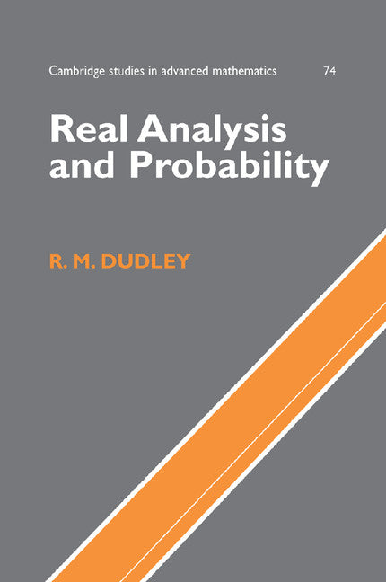 Real Analysis and Probability (Hardback) 9780521809726
