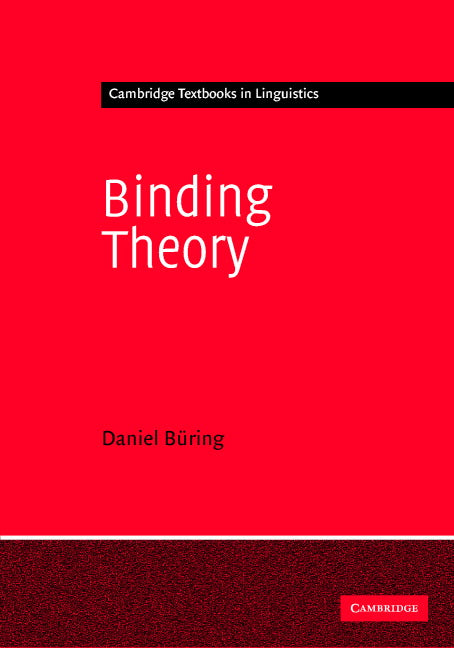 Binding Theory (Hardback) 9780521812801