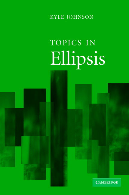 Topics in Ellipsis (Hardback) 9780521815086