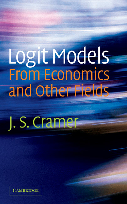 Logit Models from Economics and Other Fields (Hardback) 9780521815888