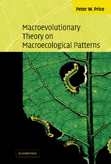 Macroevolutionary Theory on Macroecological Patterns (Hardback) 9780521817127