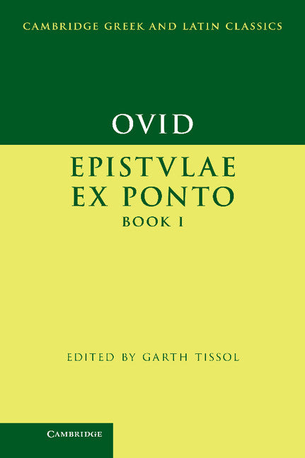 Ovid: Epistulae ex Ponto Book I (Hardback) 9780521819589