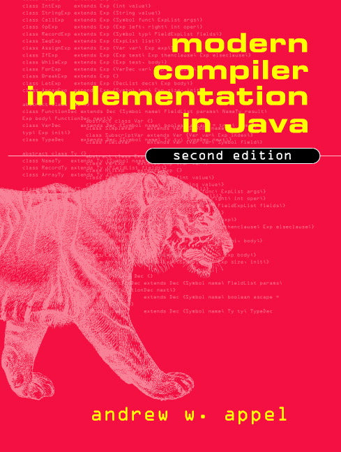 Modern Compiler Implementation in Java (Hardback) 9780521820608