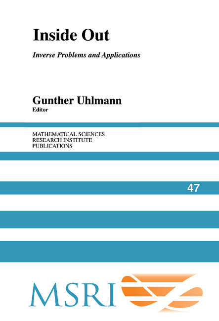 Inside Out; Inverse Problems and Applications (Hardback) 9780521824699