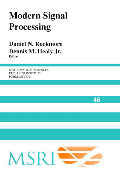 Modern Signal Processing (Hardback) 9780521827065