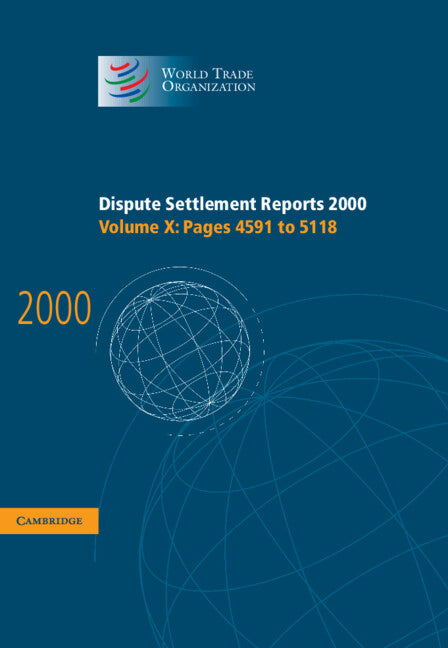 Dispute Settlement Reports 2000 (Hardback) 9780521828567