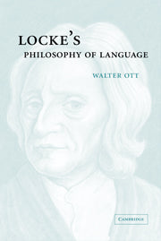 Locke's Philosophy of Language (Paperback / softback) 9780521036016