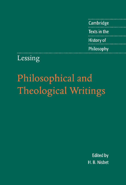 Lessing: Philosophical and Theological Writings (Hardback) 9780521831208